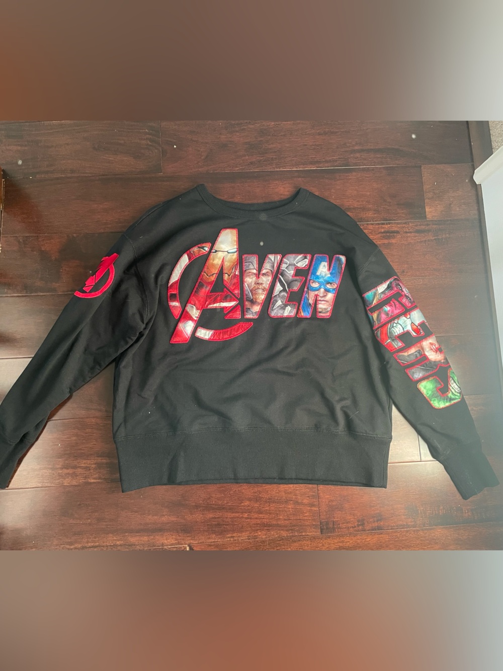 Black Avengers Crewneck Sweater